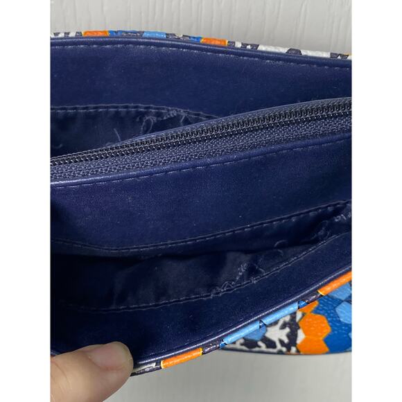 Vera Bradley‎ Small Crossbody Marrakesh Beads Blue Orange White Purse Bag - Picture 5 of 10
